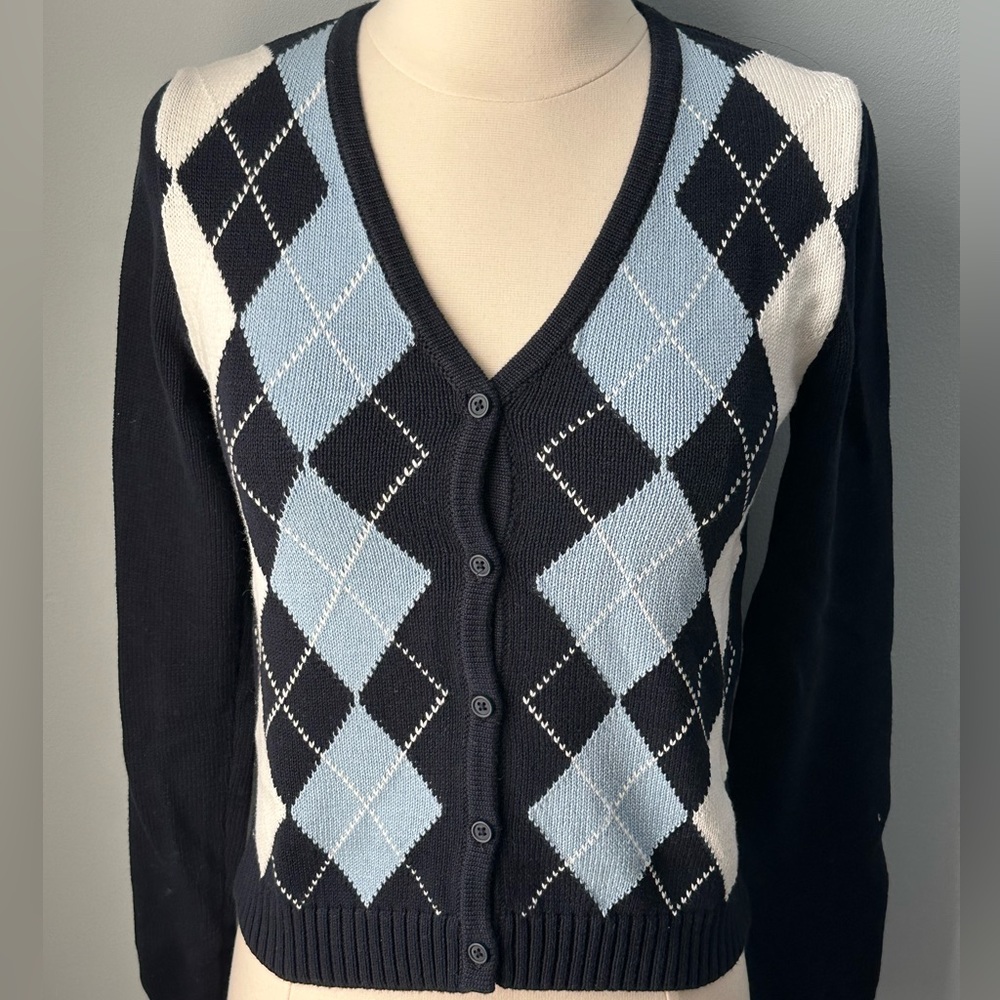 NWT PACSUN: John Galt Argyle Cardigan
